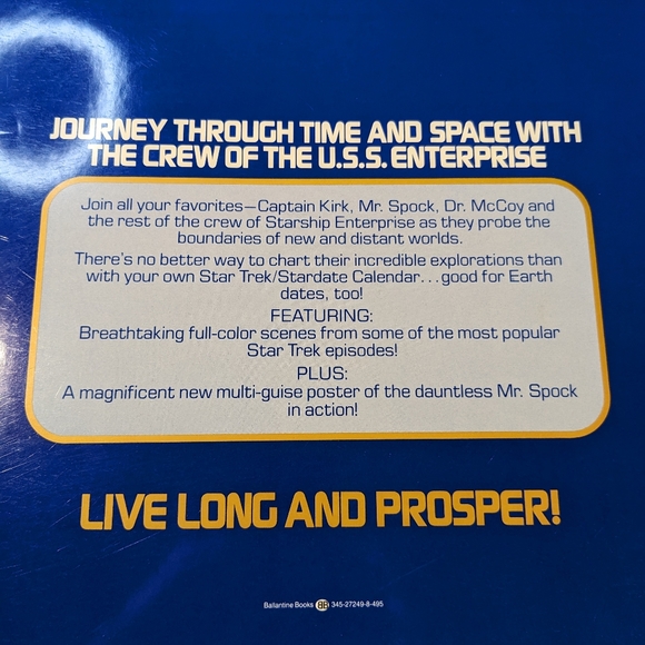 Star Trek [STARDATE] 1978 Wall CALENDAR 1978 - Picture 4 of 13